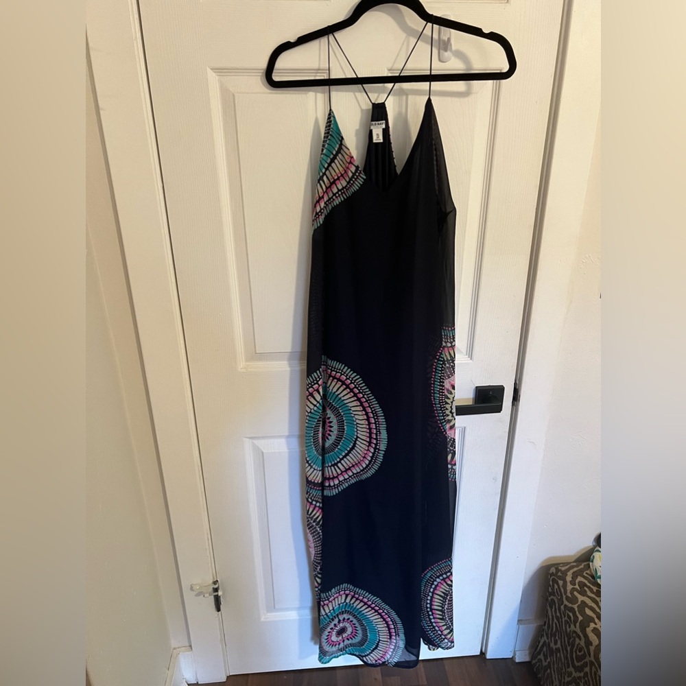 Tie dye racerback formal dress